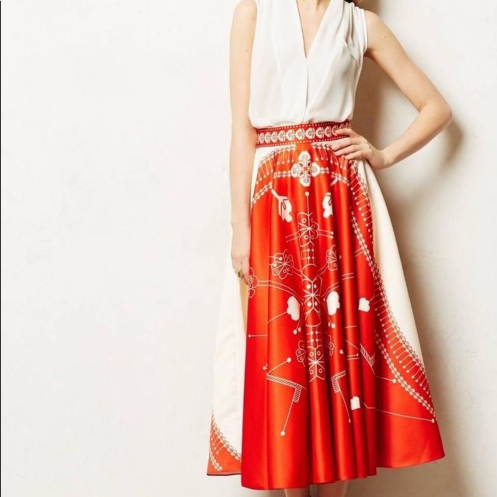 *Anthropologie* circle skirt